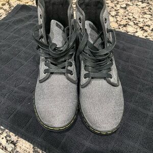 Dr. Martens Gray High-Top Boots